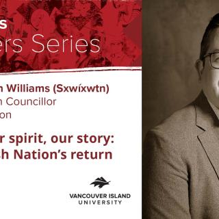 VIU's Indigenous Speakers Series featuring Wilson Williams (Sxwíxwtn)