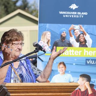 VIU Elder-in-Residence Stella Erasmus Johnson