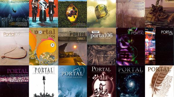 Cover images from past Portal magazines